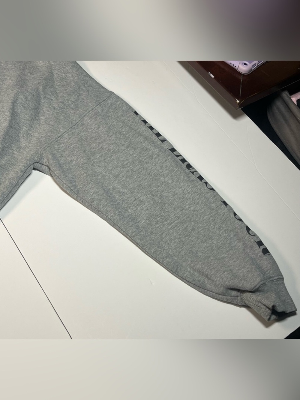 Taylor Swift S The Eras Tour Gray Quarter Zip Crewneck Sweatshirt Official Merch - Picture 10 of 16